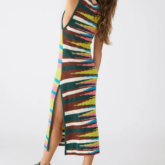 UO Simone Sweater Midi Dress M/L - Picture 2 of 9